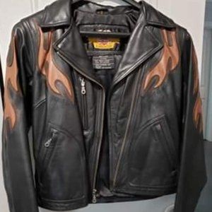 Women's Leather Harley-Davidson Jacket, Size Small